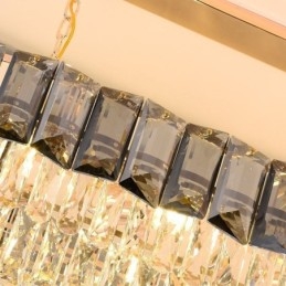 Luxusné oválne závesné svietidlo K9 Crystal Pendant Light