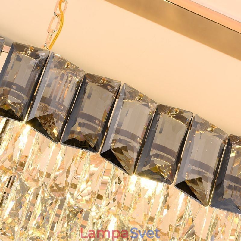 Luxusné oválne závesné svietidlo K9 Crystal Pendant Light