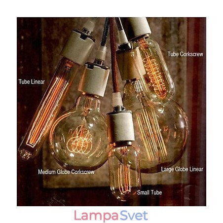 Luster s volfrámovou lampou v severoamerickom štýle umenia Luster s volfrámovou lampou v severoamerickom štýle umenia