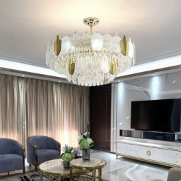 Luxusné krištáľové svietidlo Leaf Pendant Light