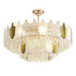 Luxusné krištáľové svietidlo Leaf Pendant Light