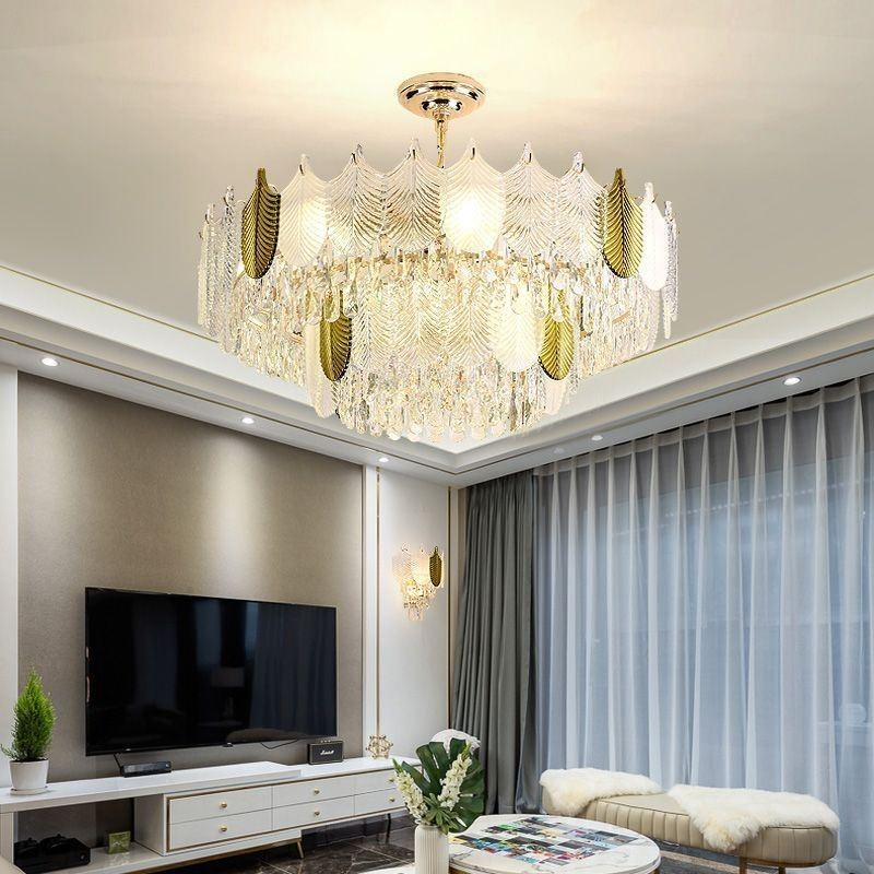 Luxusné krištáľové svietidlo Leaf Pendant Light