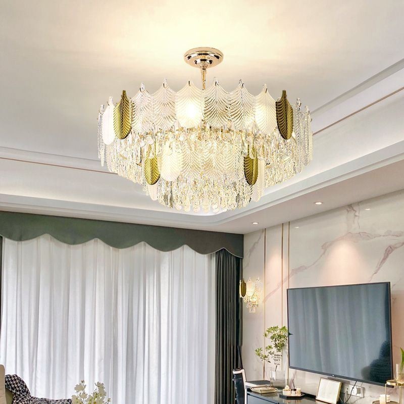 Luxusné krištáľové svietidlo Leaf Pendant Light