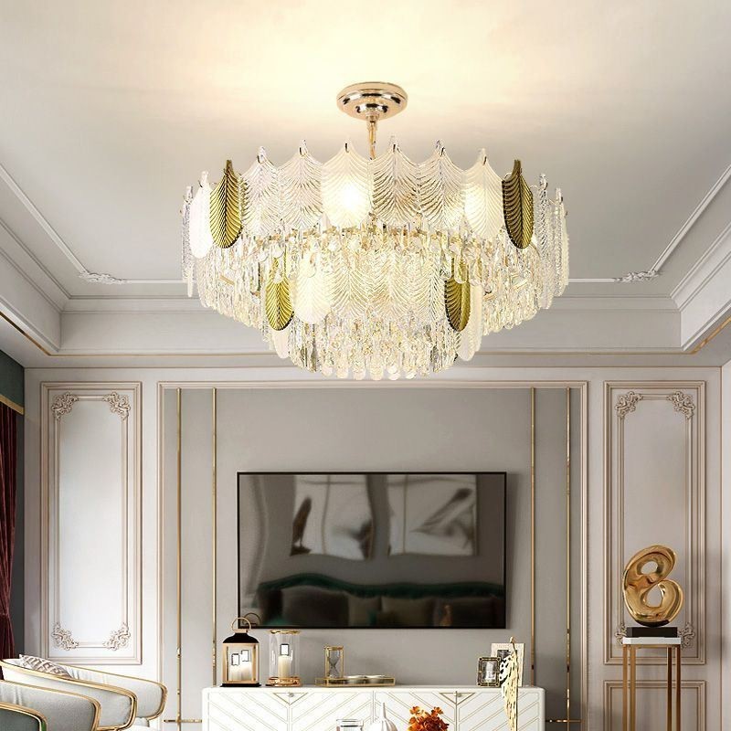 Luxusné krištáľové svietidlo Leaf Pendant Light