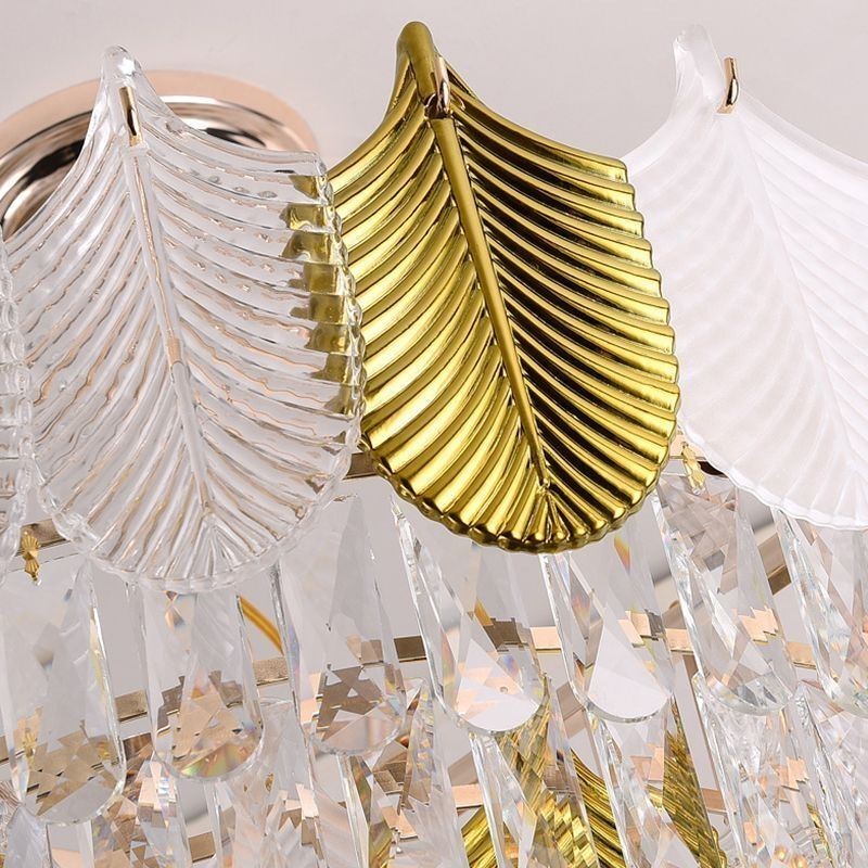 Luxusné krištáľové svietidlo Leaf Pendant Light