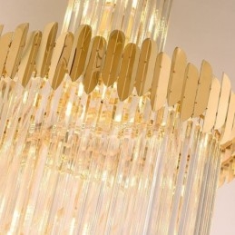 Európsky závesný krištáľový krištáľový závesný svetelný schodište Foyerway