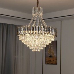 Krištáľové závesné svietidlo Kónické závesné svietidlo Light