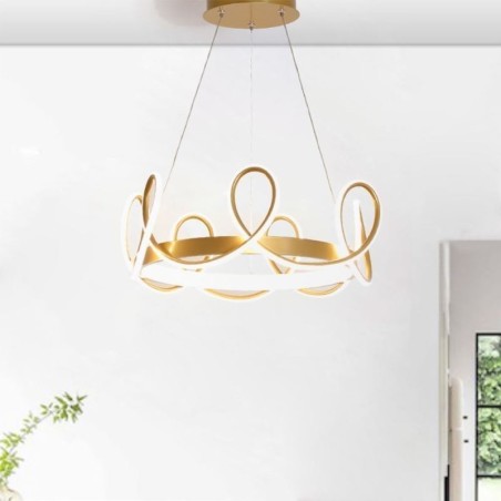 Moderné závesné svietidlo Crown Pendant Light Aluminium 1 Light Moderné závesné svietidlo Crown Pendant Light Aluminium 1 Light