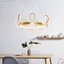 Moderné závesné svietidlo Crown Pendant Light Aluminium 1 Light