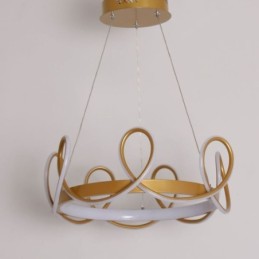Moderné závesné svietidlo Crown Pendant Light Aluminium 1 Light
