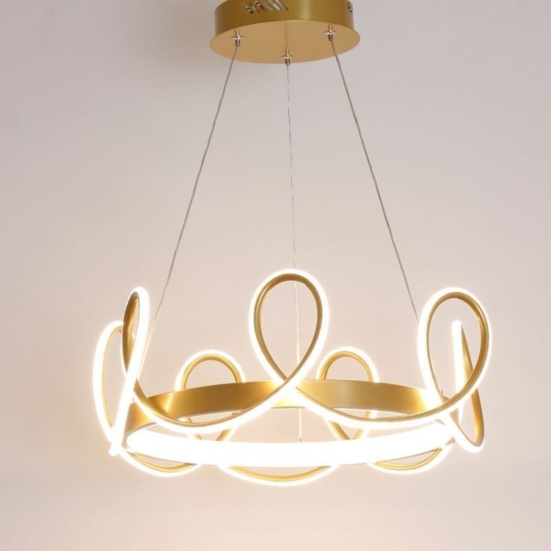 Moderné závesné svietidlo Crown Pendant Light Aluminium 1 Light
