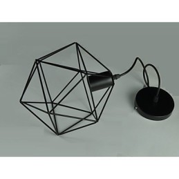 Vintage luster v európskom štýle vo farbe Diamond Shape Black