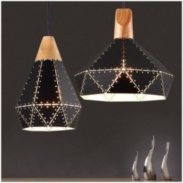 Priemyselné retro vintage závesné svetlo duté tienidlo na lampu