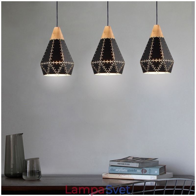 Priemyselné retro vintage závesné svetlo duté tienidlo na lampu