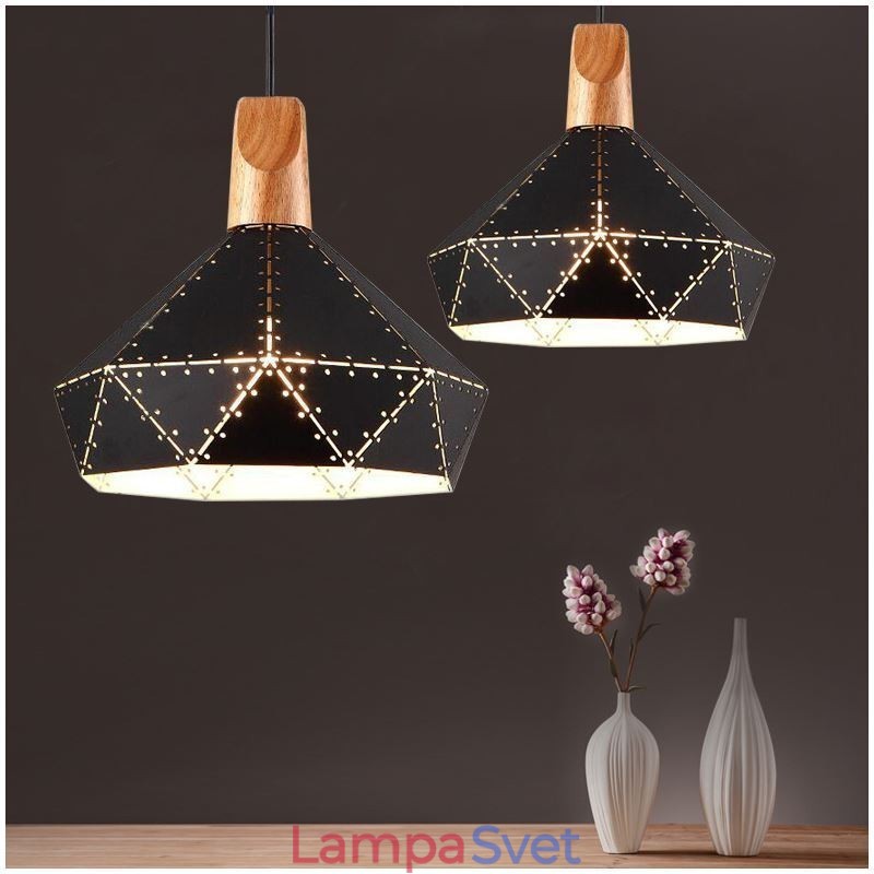 Priemyselné retro vintage závesné svetlo duté tienidlo na lampu
