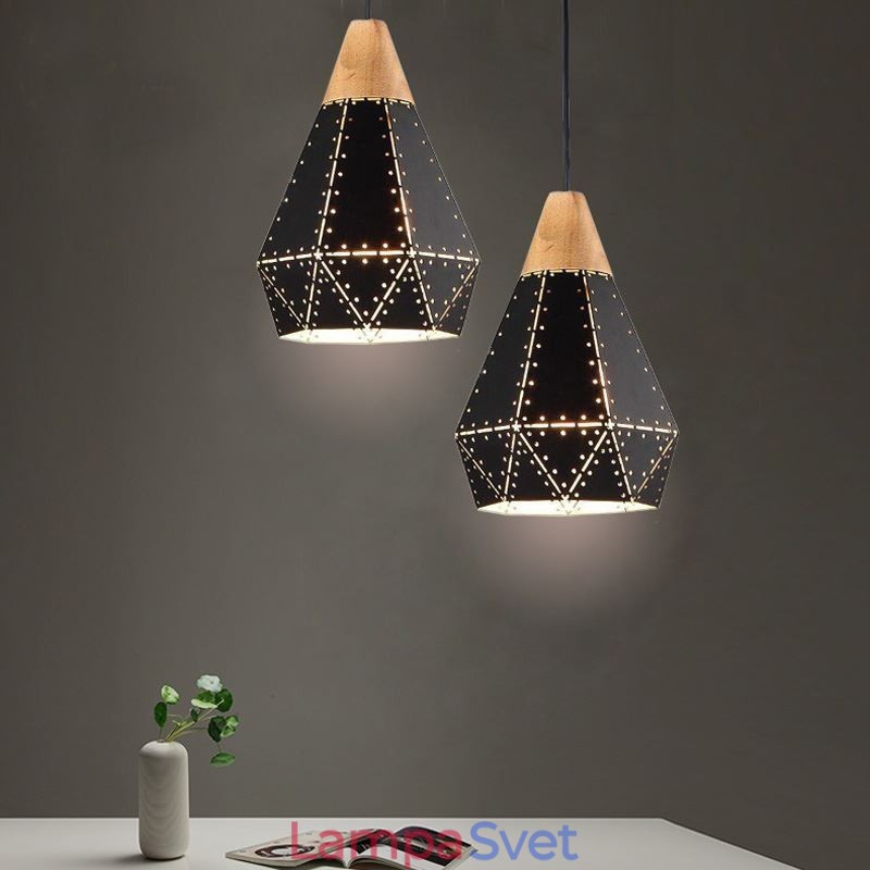 Priemyselné retro vintage závesné svetlo duté tienidlo na lampu