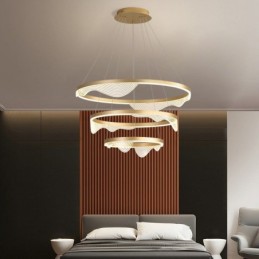 Závesné svetlo Golden Wave Ripple Visiace svetlo 3 Light