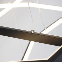 Moderné šesťhranné závesné svietidlo