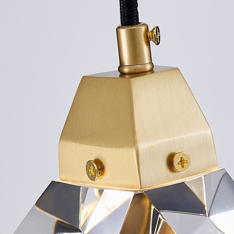 Mini jednoduché krištáľové guľové svietidlo Závesné svietidlo stropné svietidlo