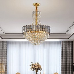 Krištáľové závesné svietidlo Kónické závesné svietidlo Light