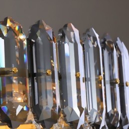 Krištáľové závesné svietidlo Kónické závesné svietidlo Light