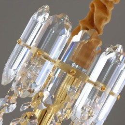 Krištáľové závesné svietidlo Kónické závesné svietidlo Light