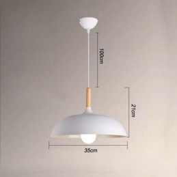 Moderné závesné svietidlo s farebnými makarónmi