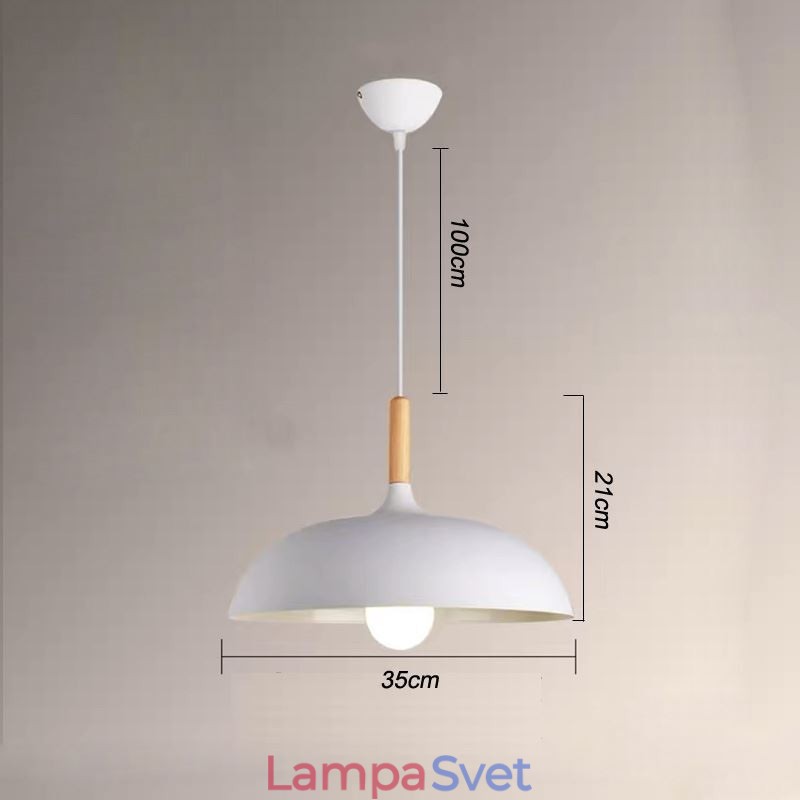 Moderné závesné svietidlo s farebnými makarónmi