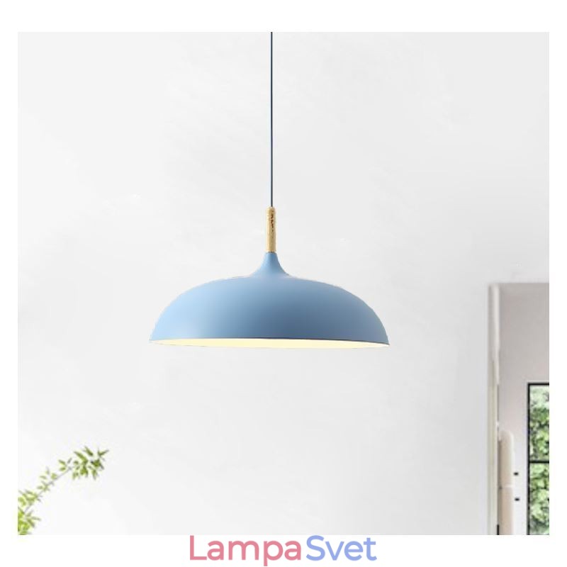 Moderné závesné svietidlo s farebnými makarónmi