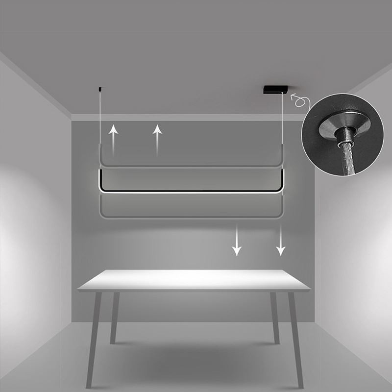 Závesné svietidlo Moderné minimalistické závesné svietidlo