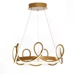 Moderné závesné svietidlo Crown Pendant Light Aluminium 1 Light