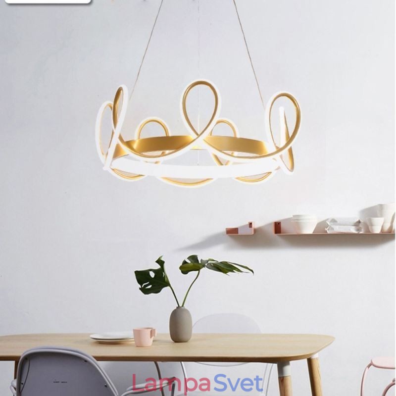 Moderné závesné svietidlo Crown Pendant Light Aluminium 1 Light