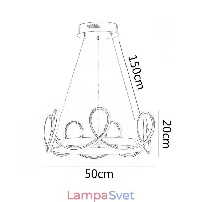 Moderné závesné svietidlo Crown Pendant Light Aluminium 1 Light