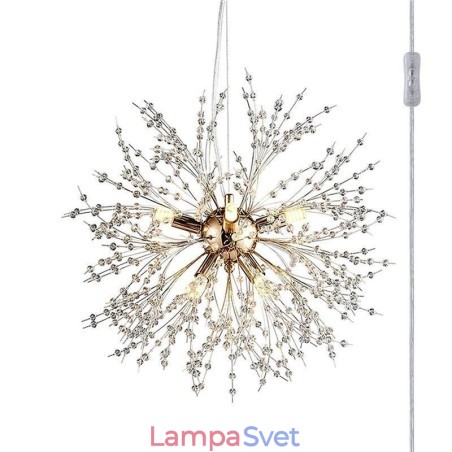 Ohňostrojový luster 8 svetiel Závesné svetlo púpava Ohňostrojový luster 8 svetiel Závesné svetlo púpava