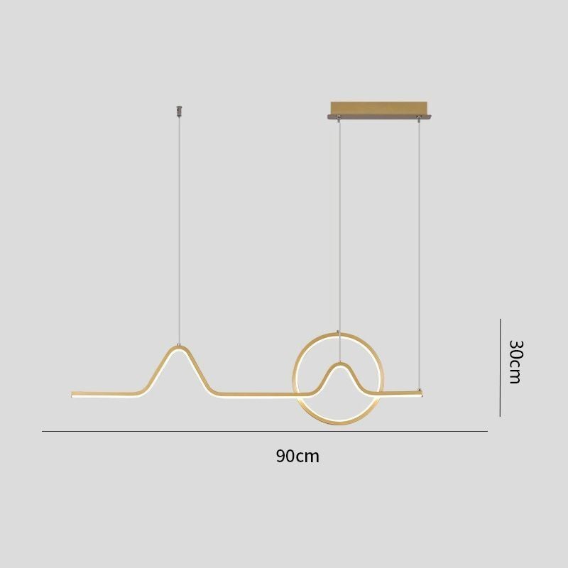 Závesné svietidlo Minimalistické dekoratívne svietidlo 52W