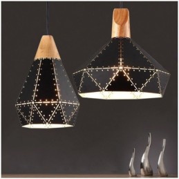 Priemyselné retro vintage závesné svetlo duté tienidlo na lampu