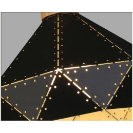 Priemyselné retro vintage závesné svetlo duté tienidlo na lampu