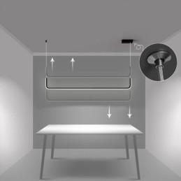 Závesné svietidlo Moderné minimalistické závesné svietidlo