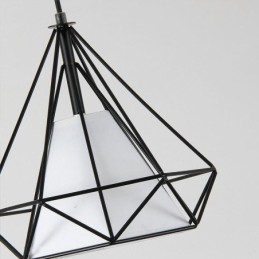 Závesné svietidlo v tvare diamantu Moderné minimalistické dekoratívne svietidlo