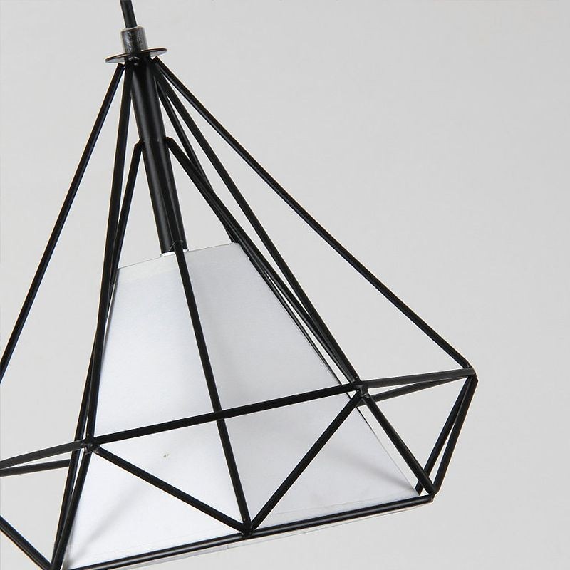 Závesné svietidlo v tvare diamantu Moderné minimalistické dekoratívne svietidlo