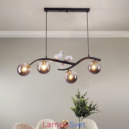 Moderné minimalistické dekoratívne svietidlo so 4 lampami Moderné minimalistické dekoratívne svietidlo so 4 lampami