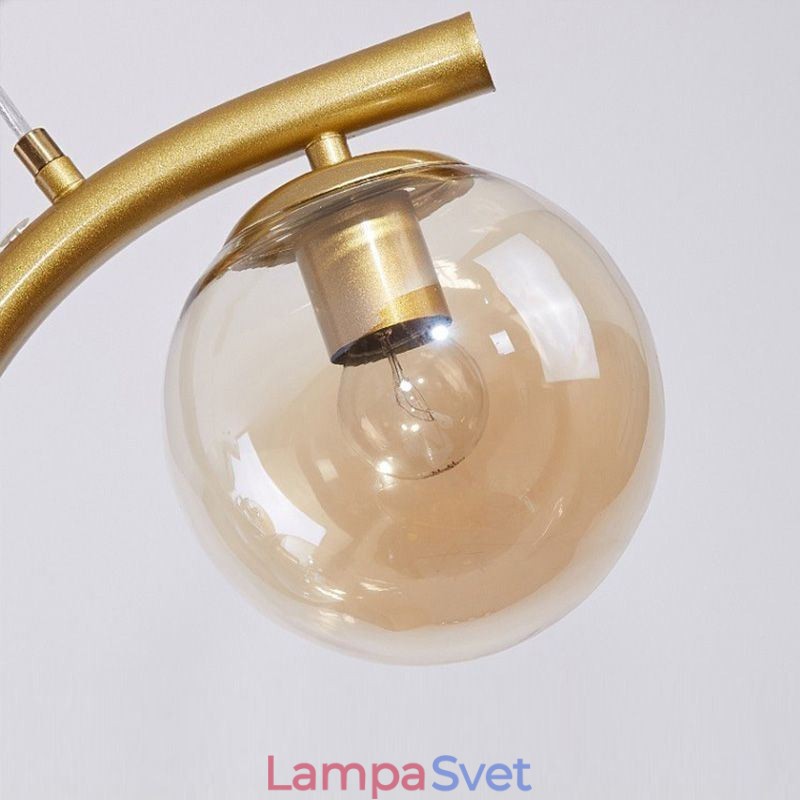 Moderné minimalistické dekoratívne svietidlo so 4 lampami