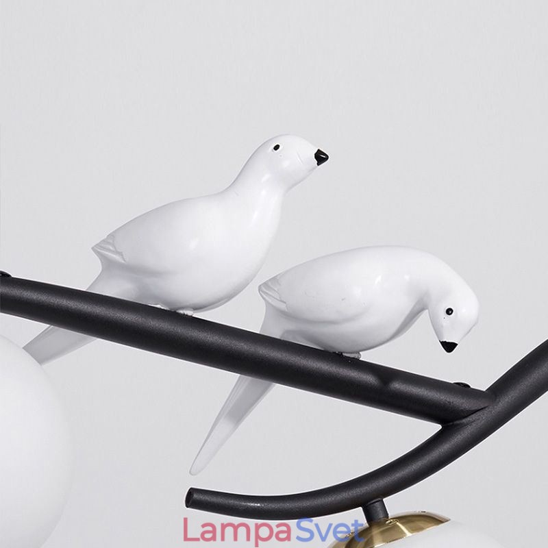 Moderné minimalistické dekoratívne svietidlo so 4 lampami