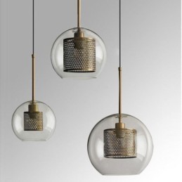 Minimalistické závesné svietidlo Glass Cluster 3 Svetelný stropný svetelný ostrov