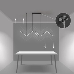 Závesné svietidlo Minimalistické dekoratívne svietidlo