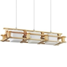 Creative 3 svetlá dubová závesná lampa dekoratívne drevené stropné svetlo kaviarne