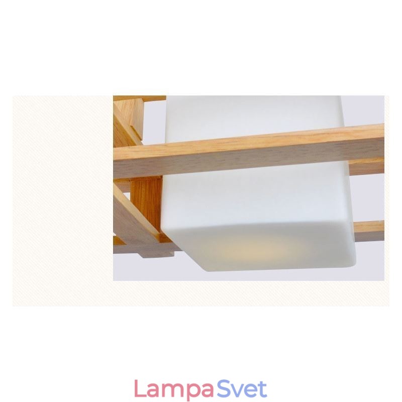 Creative 3 svetlá dubová závesná lampa dekoratívne drevené stropné svetlo kaviarne