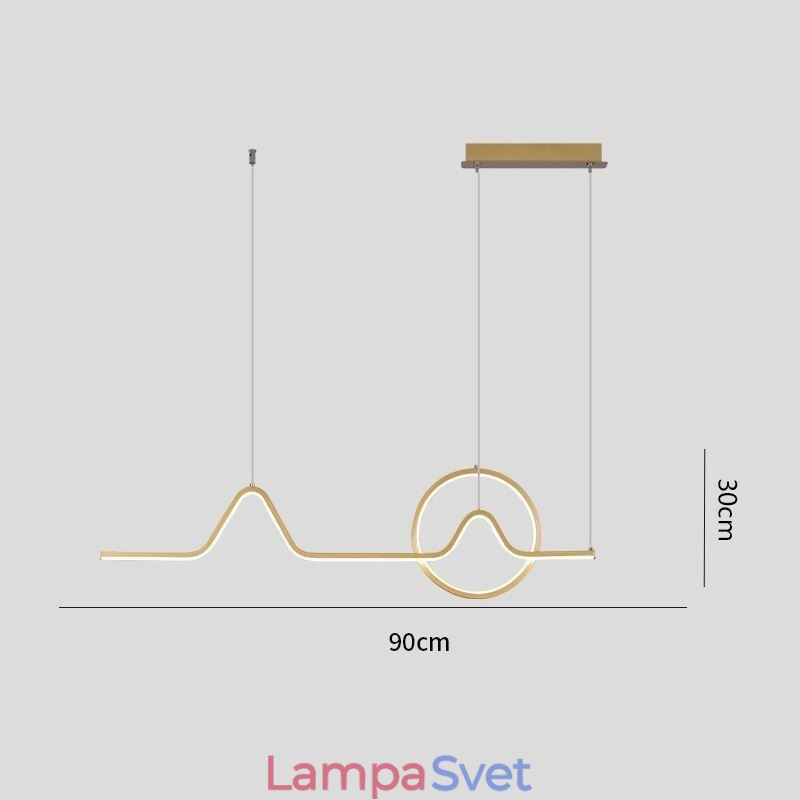 Závesné svietidlo Minimalistické dekoratívne svietidlo 52W