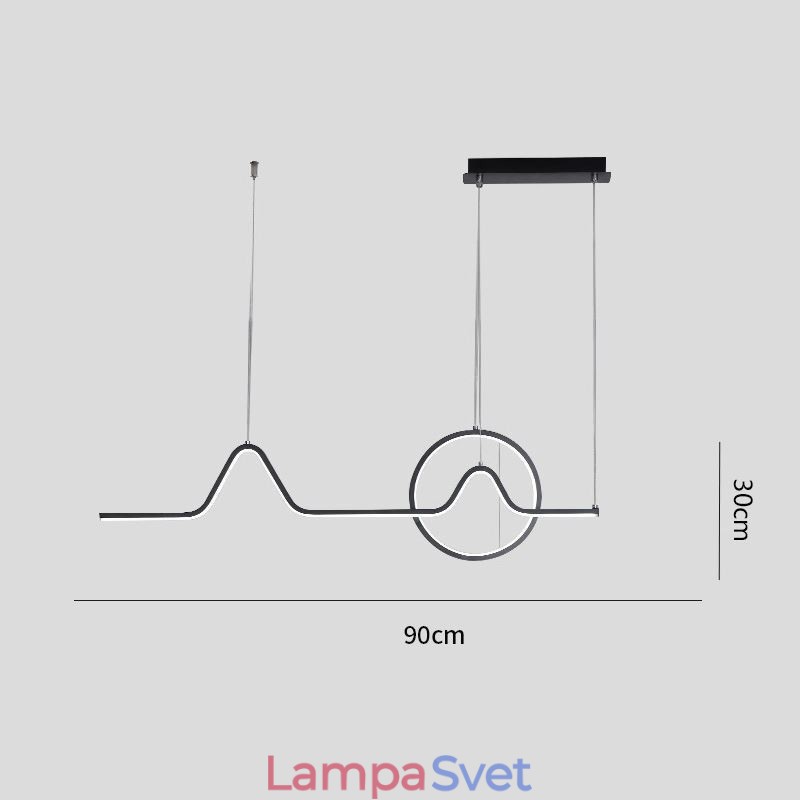 Závesné svietidlo Minimalistické dekoratívne svietidlo 52W