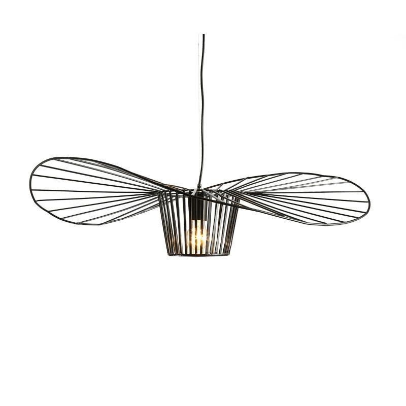 Iron Pendant Light Lampa slamený klobúk 1 Light